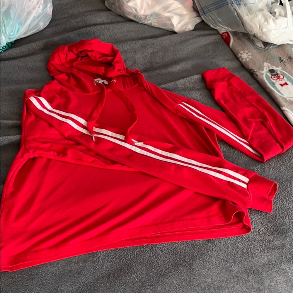 small red long sleeve
